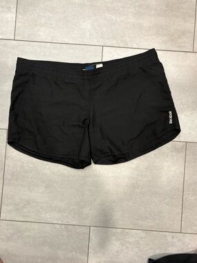 Reebok Women's Black Athletic Running Shorts